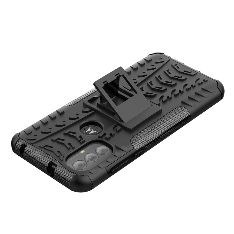 For Motorola Moto G Power 2022 Tire Texture TPU + PC Phone Case