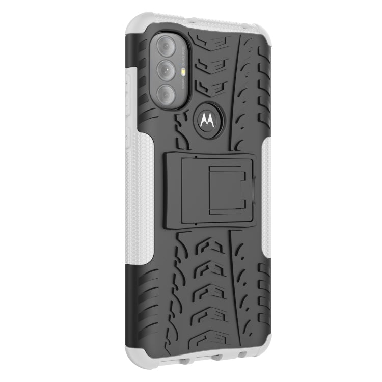 For Motorola Moto G Power 2022 Tire Texture TPU + PC Phone Case