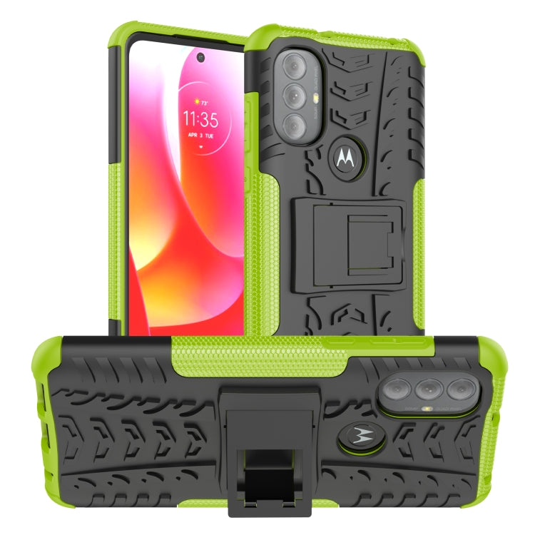 For Motorola Moto G Power 2022 Tire Texture TPU + PC Phone Case