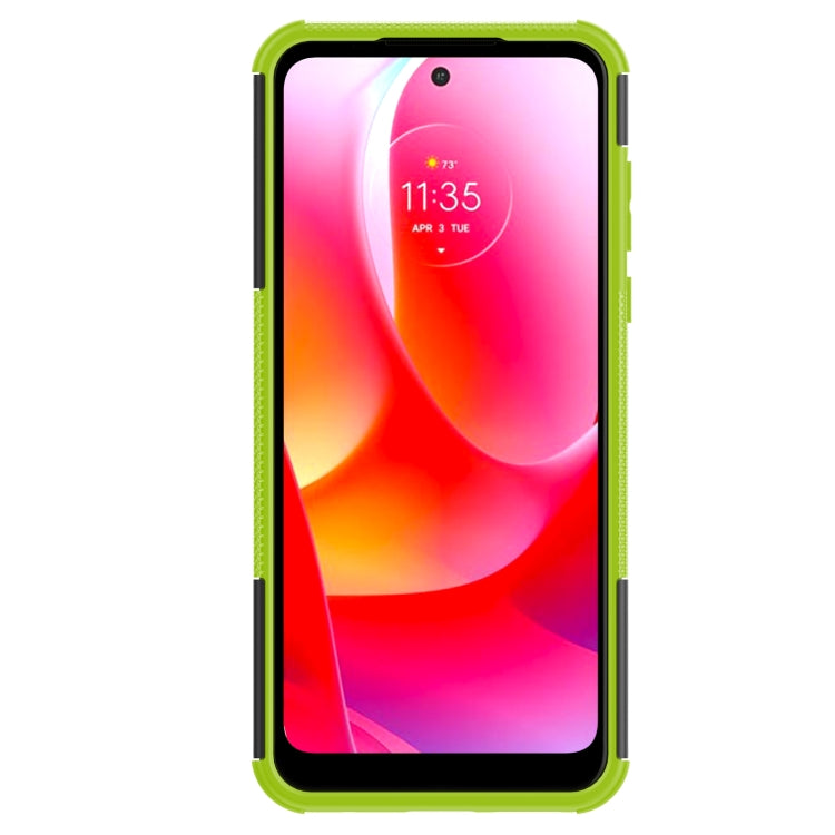 For Motorola Moto G Power 2022 Tire Texture TPU + PC Phone Case