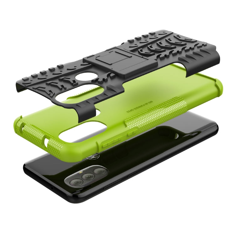For Motorola Moto G Power 2022 Tire Texture TPU + PC Phone Case