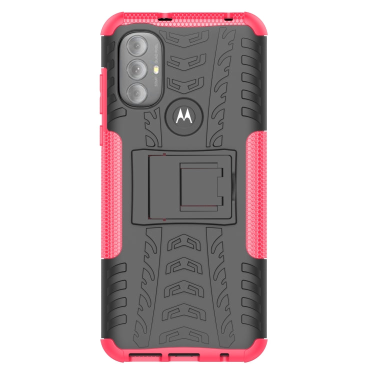 For Motorola Moto G Power 2022 Tire Texture TPU + PC Phone Case