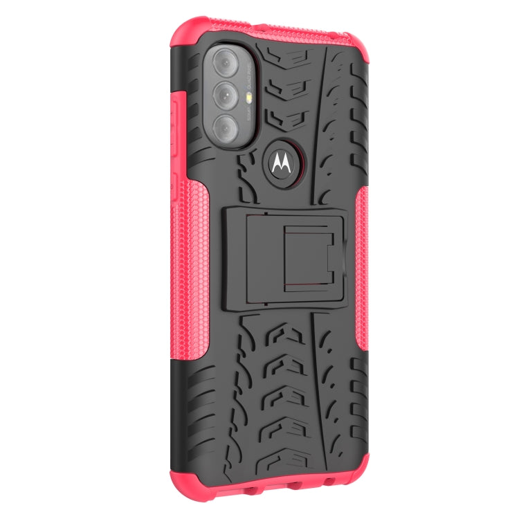For Motorola Moto G Power 2022 Tire Texture TPU + PC Phone Case
