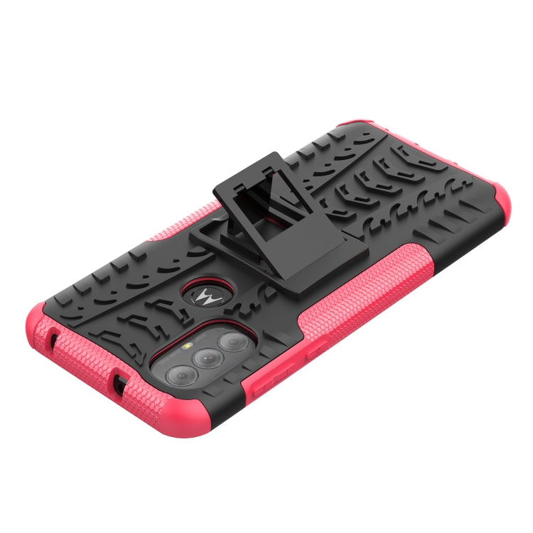 For Motorola Moto G Power 2022 Tire Texture TPU + PC Phone Case