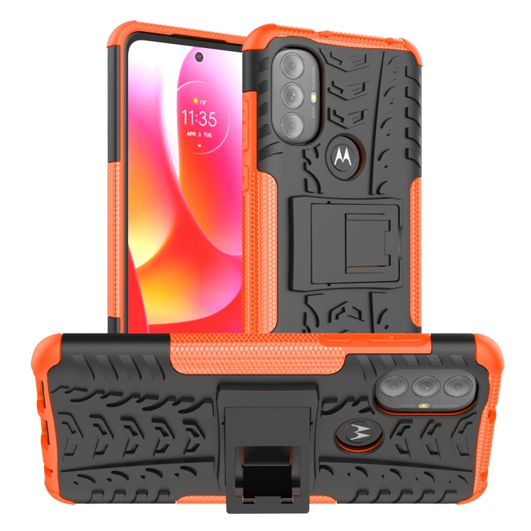 For Motorola Moto G Power 2022 Tire Texture TPU + PC Phone Case