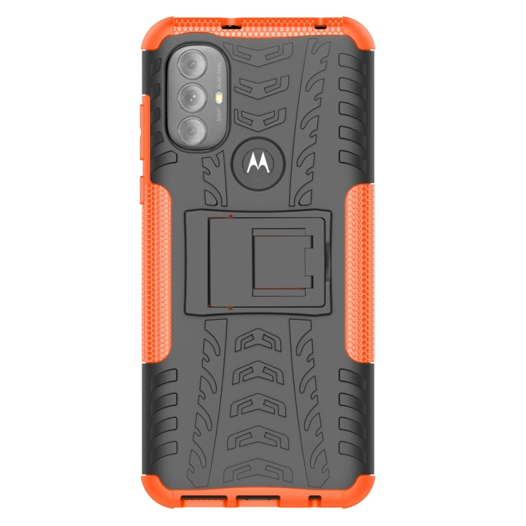 For Motorola Moto G Power 2022 Tire Texture TPU + PC Phone Case