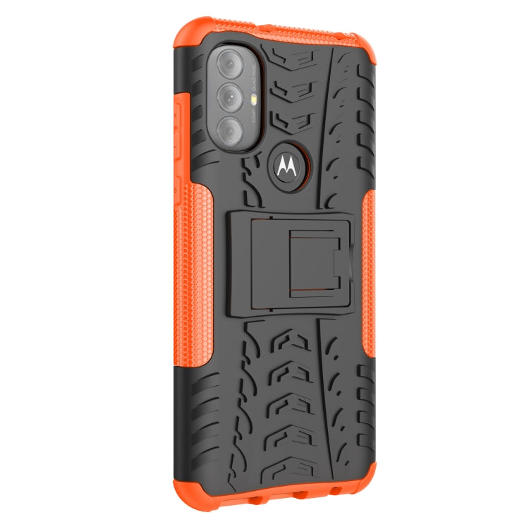 For Motorola Moto G Power 2022 Tire Texture TPU + PC Phone Case
