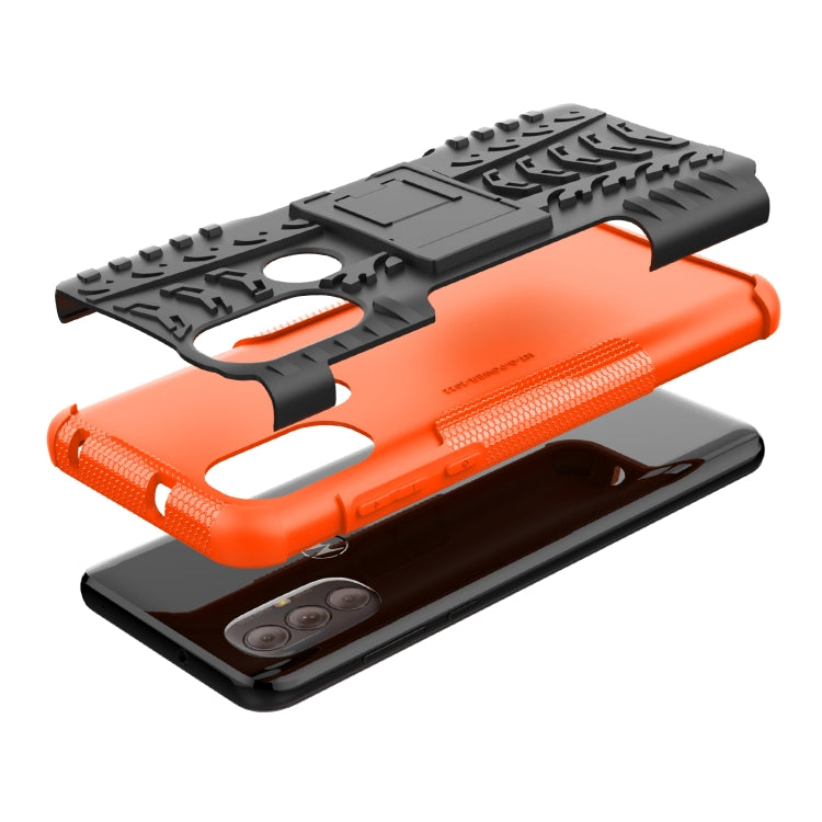 For Motorola Moto G Power 2022 Tire Texture TPU + PC Phone Case