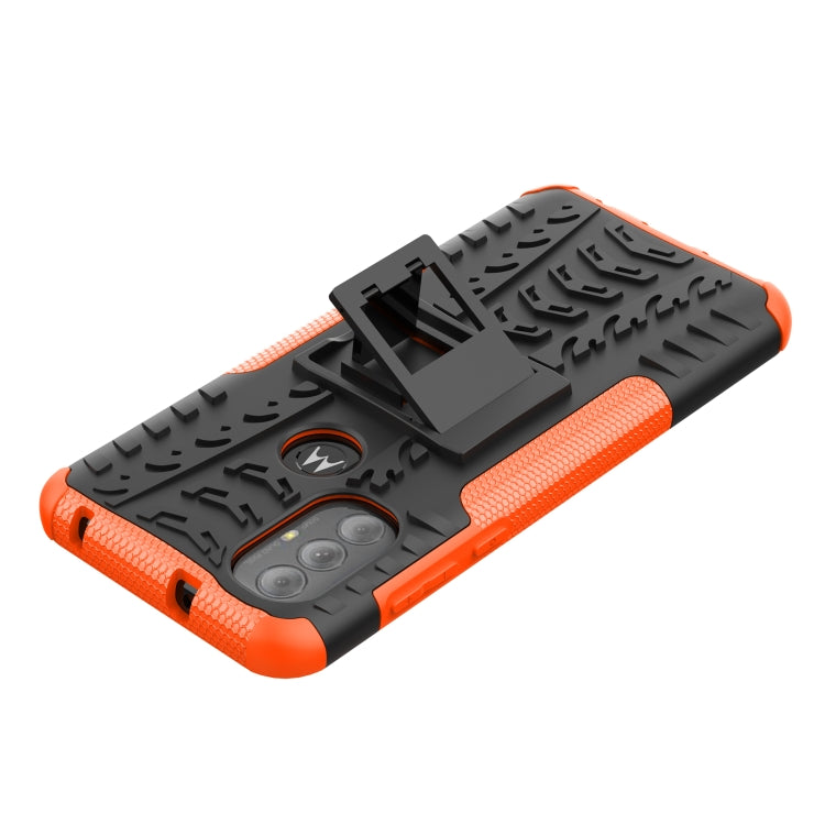 For Motorola Moto G Power 2022 Tire Texture TPU + PC Phone Case