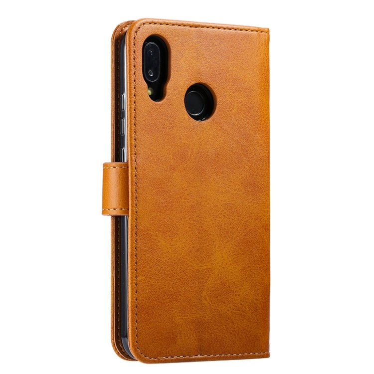 For Huawei P20 Lite GUSSIM Business Style Horizontal Flip Leather Case with Holder & Card Slots & Wallet