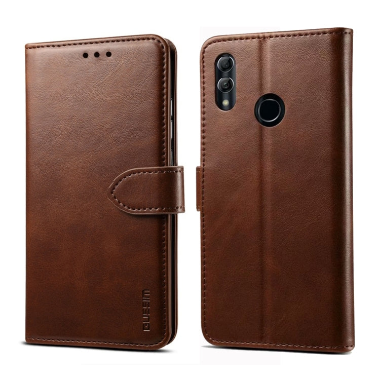 For Huawei P30 Lite GUSSIM Business Style Horizontal Flip Leather Case with Holder & Card Slots & Wallet