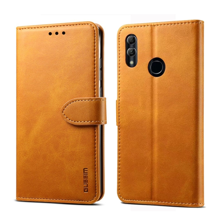 For Huawei P30 Lite GUSSIM Business Style Horizontal Flip Leather Case with Holder & Card Slots & Wallet