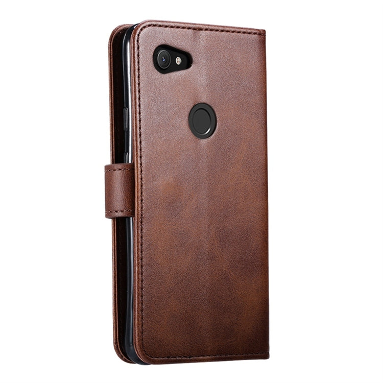 For Google Pixel 3a GUSSIM Business Style Horizontal Flip Leather Case with Holder & Card Slots & Wallet