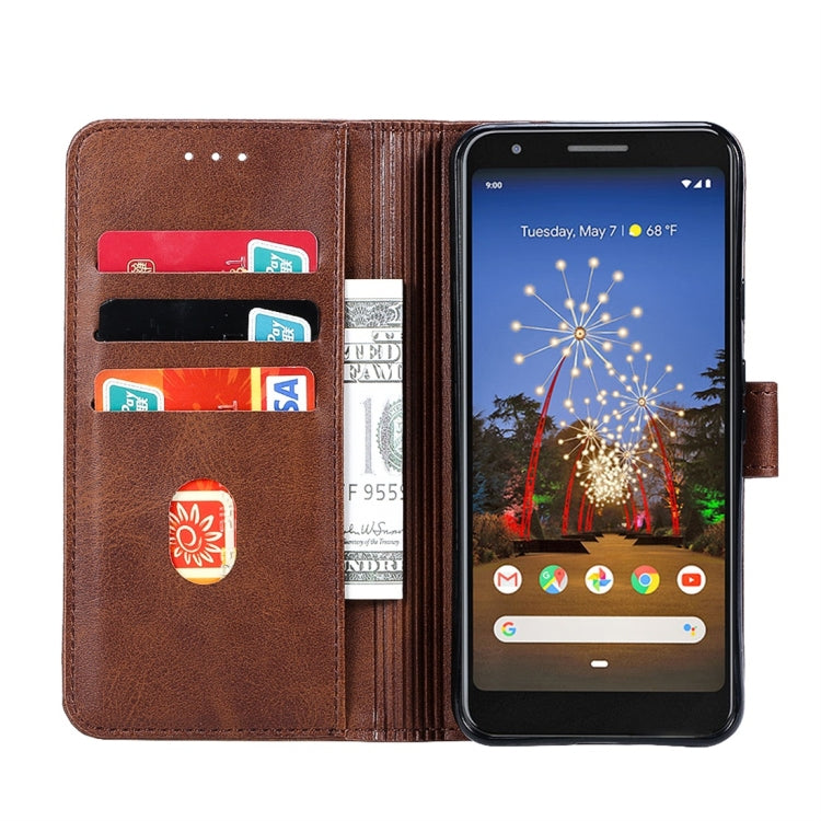 For Google Pixel 3a GUSSIM Business Style Horizontal Flip Leather Case with Holder & Card Slots & Wallet