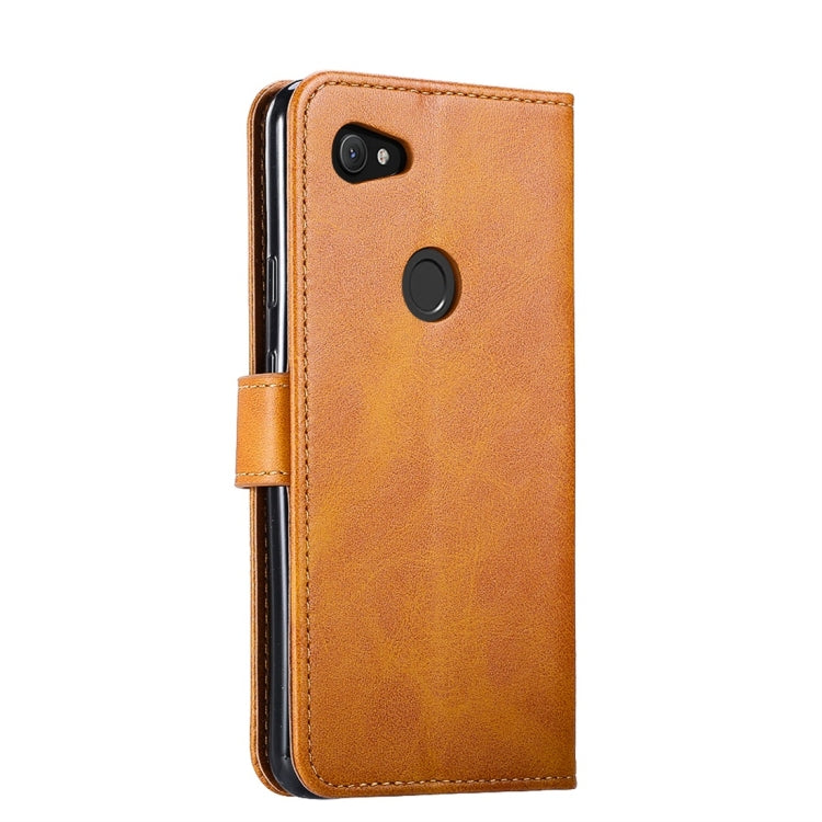 For Google Pixel 3a GUSSIM Business Style Horizontal Flip Leather Case with Holder & Card Slots & Wallet