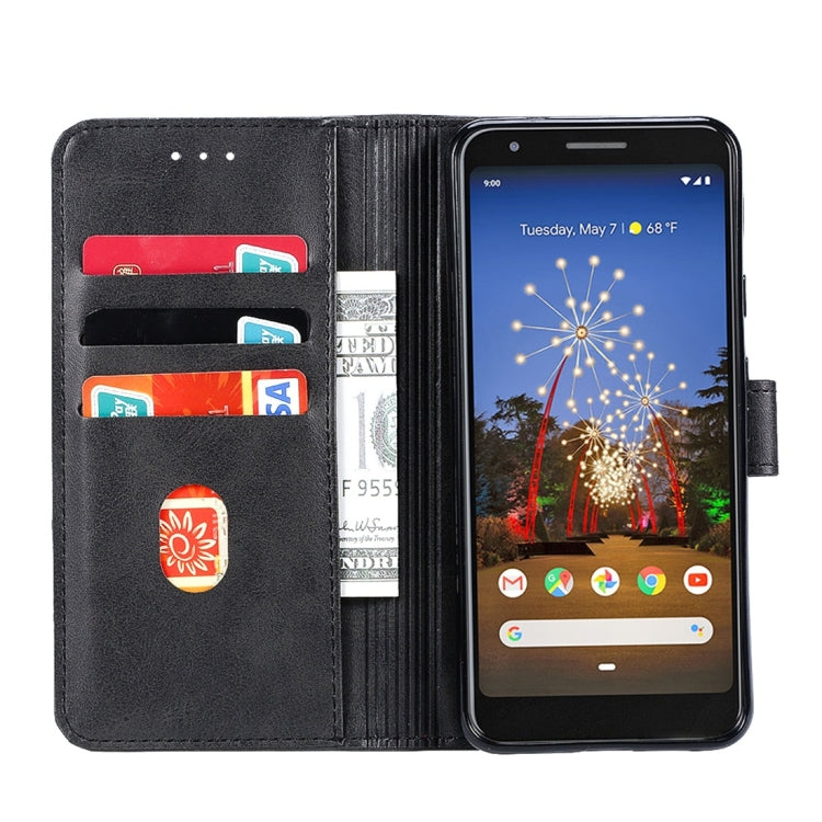 For Google Pixel 3a XL GUSSIM Business Style Horizontal Flip Leather Case with Holder & Card Slots & Wallet