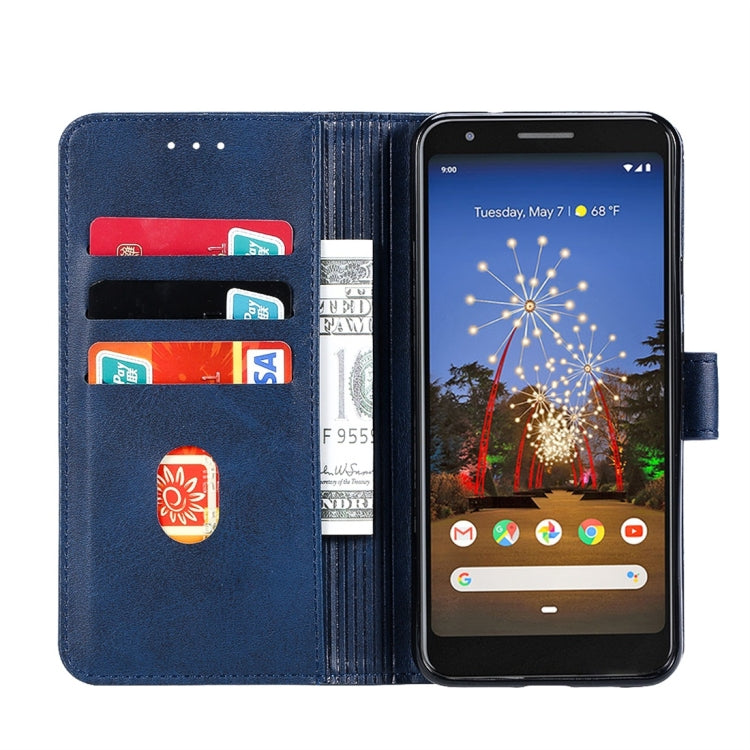 For Google Pixel 3a XL GUSSIM Business Style Horizontal Flip Leather Case with Holder & Card Slots & Wallet