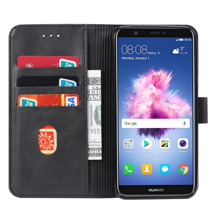 For Huawei P Smart GUSSIM Business Style Horizontal Flip Leather Case with Holder & Card Slots & Wallet