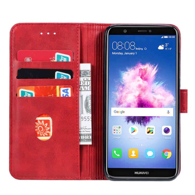 For Huawei P Smart GUSSIM Business Style Horizontal Flip Leather Case with Holder & Card Slots & Wallet