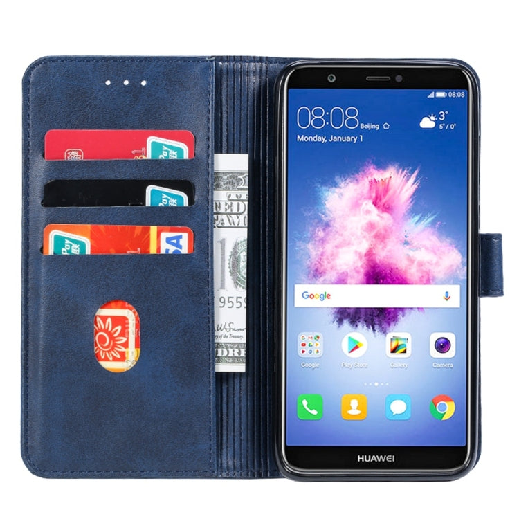 For Huawei P Smart GUSSIM Business Style Horizontal Flip Leather Case with Holder & Card Slots & Wallet