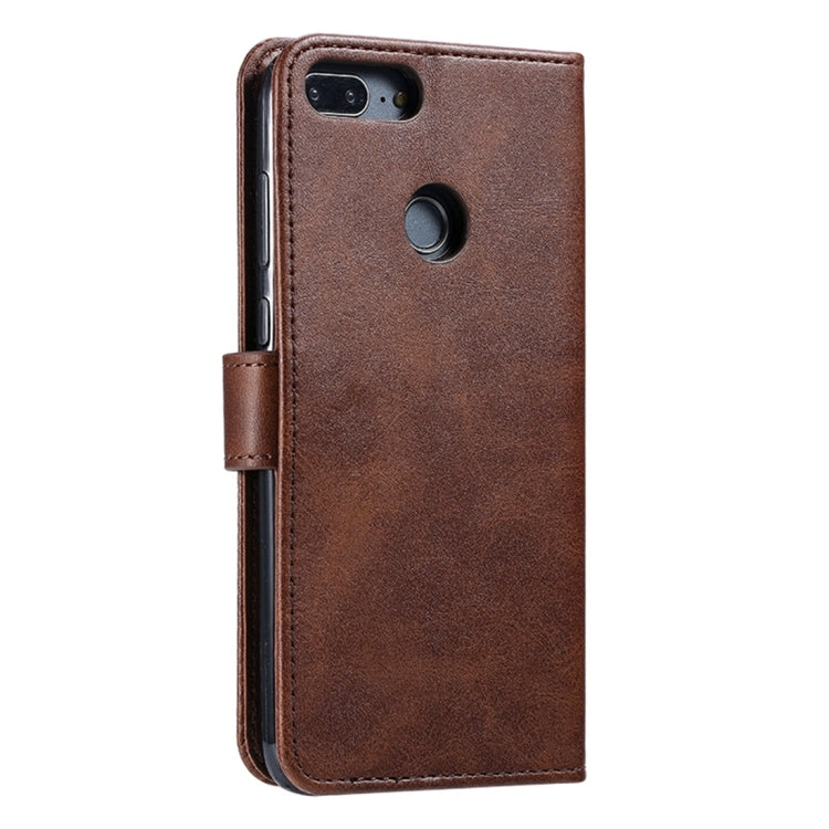 For Huawei P Smart GUSSIM Business Style Horizontal Flip Leather Case with Holder & Card Slots & Wallet
