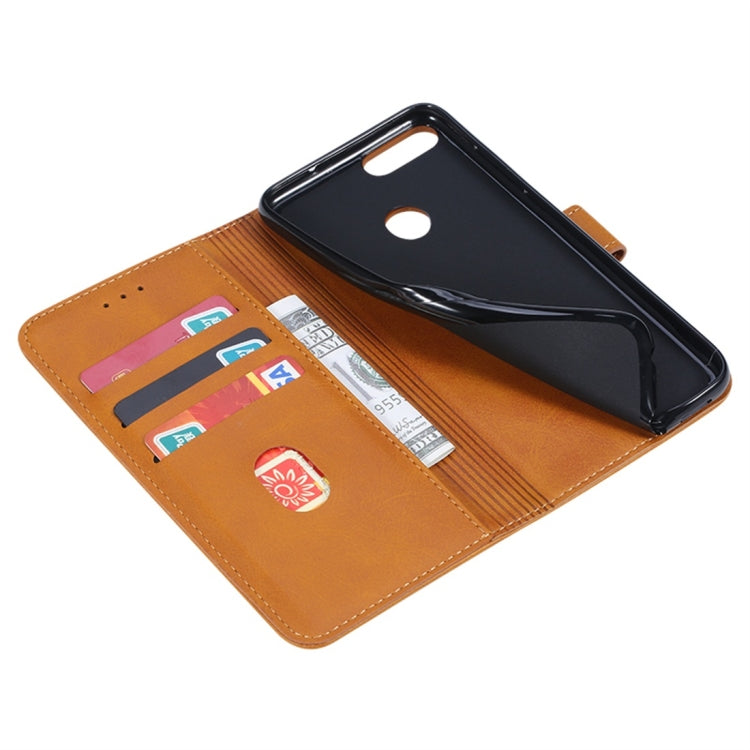 For Huawei P Smart GUSSIM Business Style Horizontal Flip Leather Case with Holder & Card Slots & Wallet