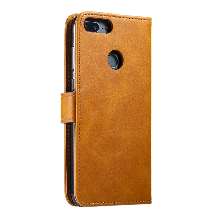 For Huawei P Smart GUSSIM Business Style Horizontal Flip Leather Case with Holder & Card Slots & Wallet