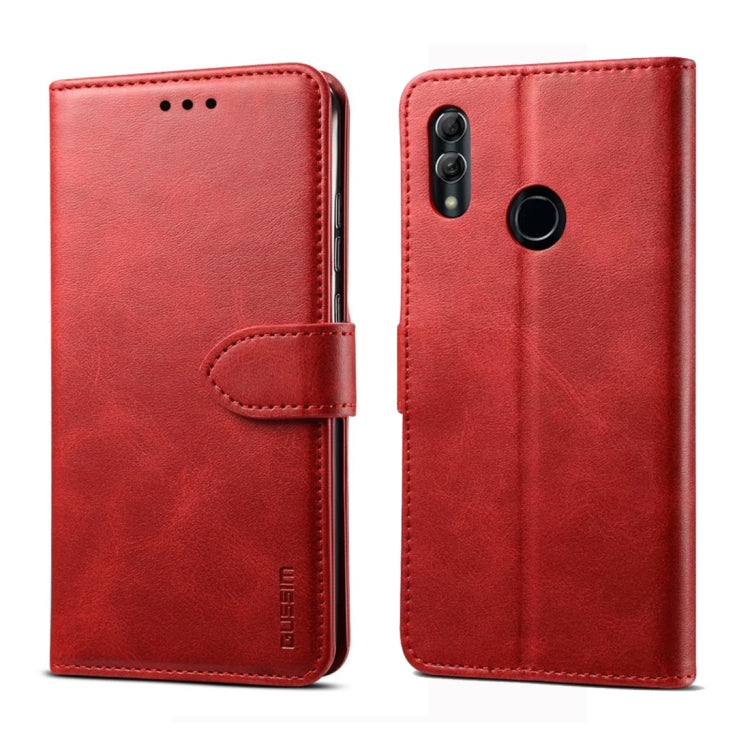 For Huawei Honor 10 Lite / P Smart (2019) GUSSIM Business Style Horizontal Flip Leather Case with Holder & Card Slots & Wallet
