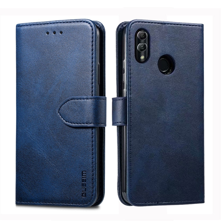 For Huawei Honor 10 Lite / P Smart (2019) GUSSIM Business Style Horizontal Flip Leather Case with Holder & Card Slots & Wallet