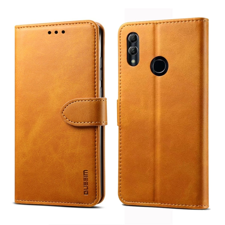 For Huawei Honor 10 Lite / P Smart (2019) GUSSIM Business Style Horizontal Flip Leather Case with Holder & Card Slots & Wallet