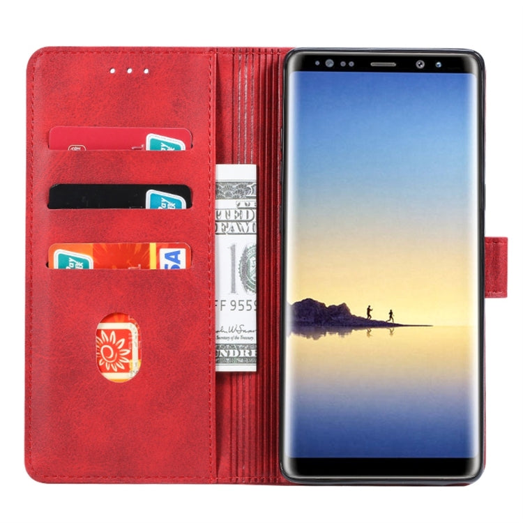 For Galaxy Note 8 GUSSIM Business Style Horizontal Flip Leather Case with Holder & Card Slots & Wallet