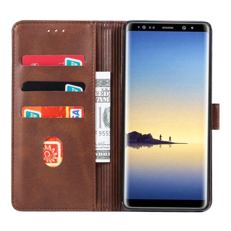 For Galaxy Note 8 GUSSIM Business Style Horizontal Flip Leather Case with Holder & Card Slots & Wallet