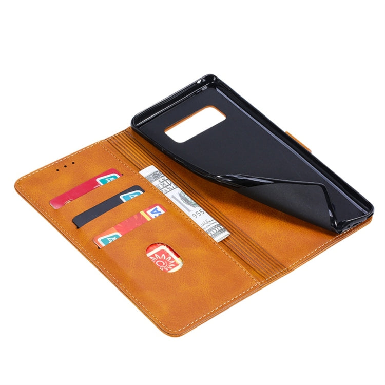 For Galaxy Note 8 GUSSIM Business Style Horizontal Flip Leather Case with Holder & Card Slots & Wallet