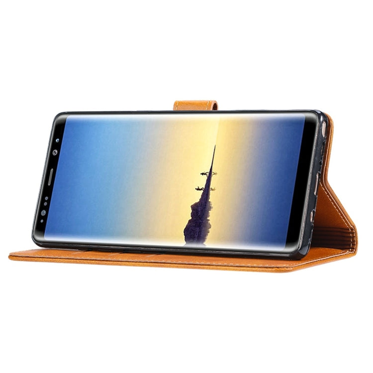 For Galaxy Note 8 GUSSIM Business Style Horizontal Flip Leather Case with Holder & Card Slots & Wallet
