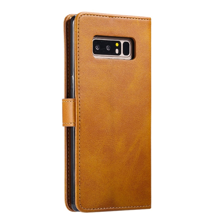 For Galaxy Note 8 GUSSIM Business Style Horizontal Flip Leather Case with Holder & Card Slots & Wallet