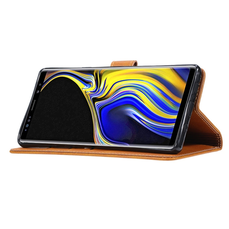 For Galaxy Note 9 GUSSIM Business Style Horizontal Flip Leather Case with Holder & Card Slots & Wallet