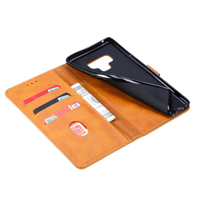 For Galaxy Note 9 GUSSIM Business Style Horizontal Flip Leather Case with Holder & Card Slots & Wallet
