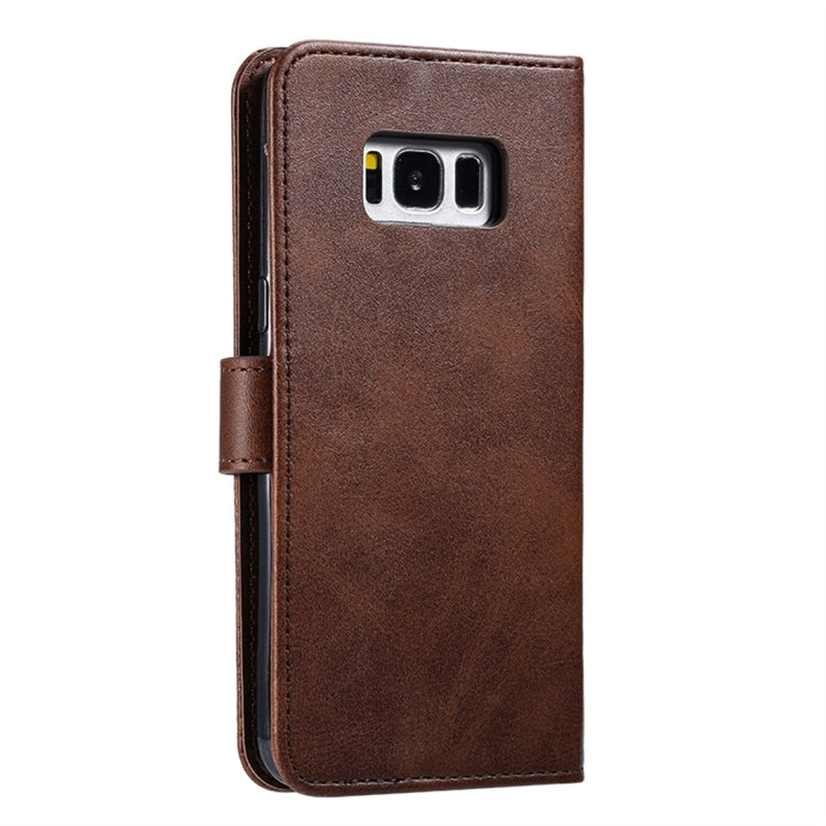 For Galaxy S8+ GUSSIM Business Style Horizontal Flip Leather Case with Holder & Card Slots & Wallet