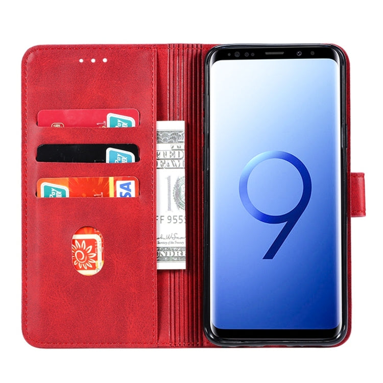 For Galaxy S9 GUSSIM Business Style Horizontal Flip Leather Case with Holder & Card Slots & Wallet