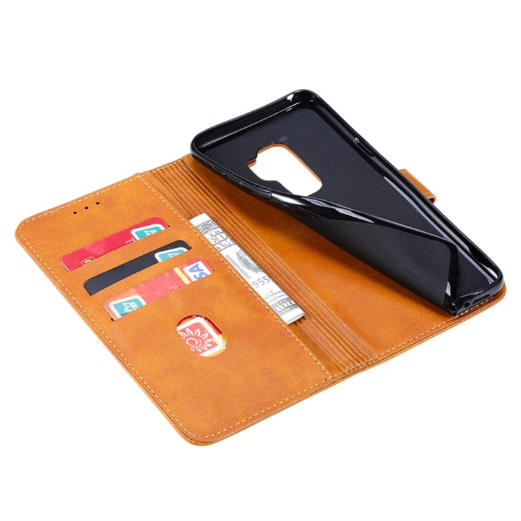 For Galaxy S9 GUSSIM Business Style Horizontal Flip Leather Case with Holder & Card Slots & Wallet