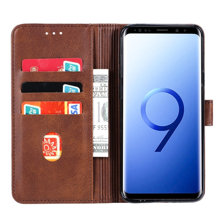 For Galaxy S9 GUSSIM Business Style Horizontal Flip Leather Case with Holder & Card Slots & Wallet