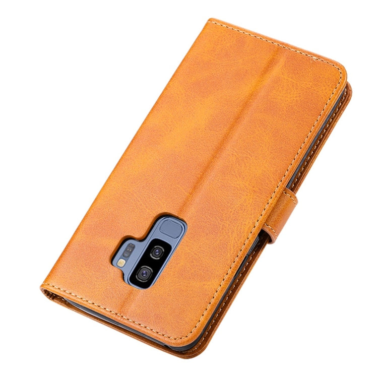 For Galaxy S9+ GUSSIM Business Style Horizontal Flip Leather Case with Holder & Card Slots & Wallet