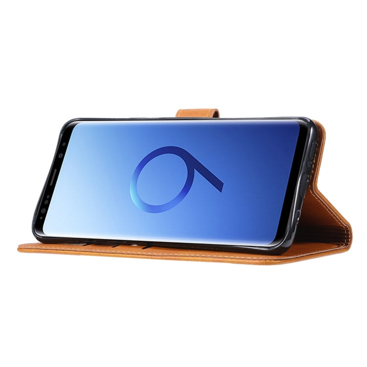For Galaxy S9+ GUSSIM Business Style Horizontal Flip Leather Case with Holder & Card Slots & Wallet
