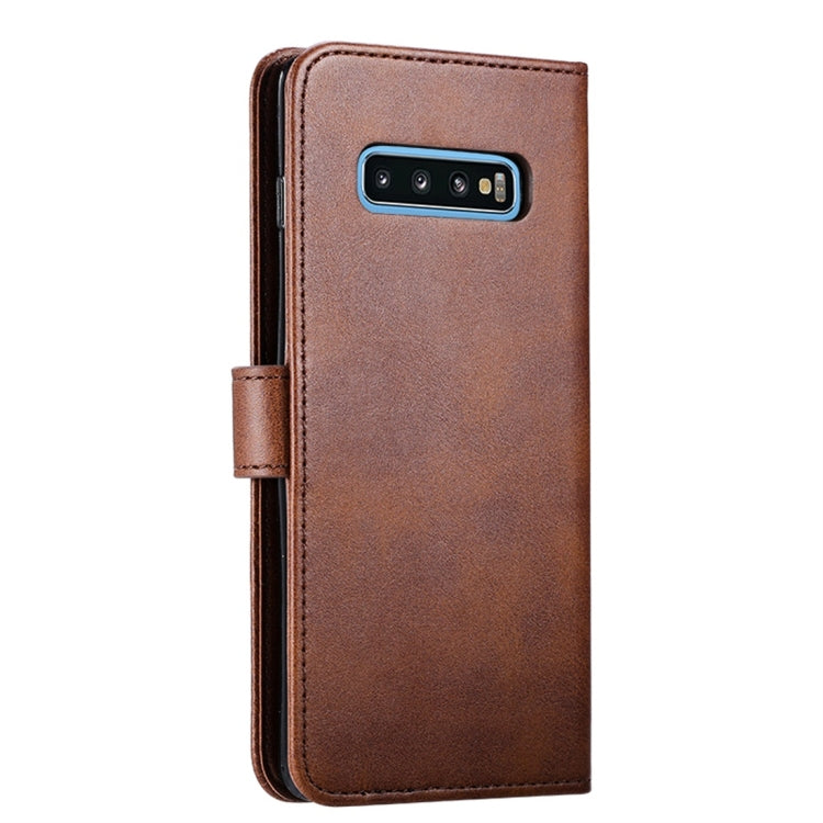 For Galaxy S10 GUSSIM Business Style Horizontal Flip Leather Case with Holder & Card Slots & Wallet