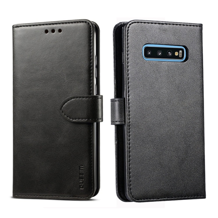 For Galaxy S10e GUSSIM Business Style Horizontal Flip Leather Case with Holder & Card Slots & Wallet