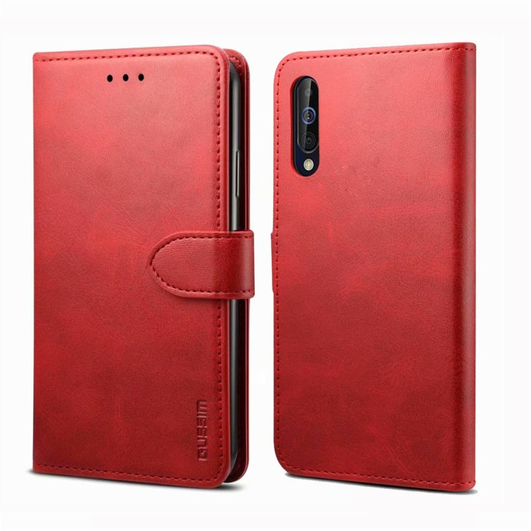For Galaxy A10 / M10 GUSSIM Business Style Horizontal Flip Leather Case with Holder & Card Slots & Wallet