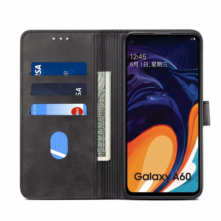 For Galaxy A20 / A30 GUSSIM Business Style Horizontal Flip Leather Case with Holder & Card Slots & Wallet