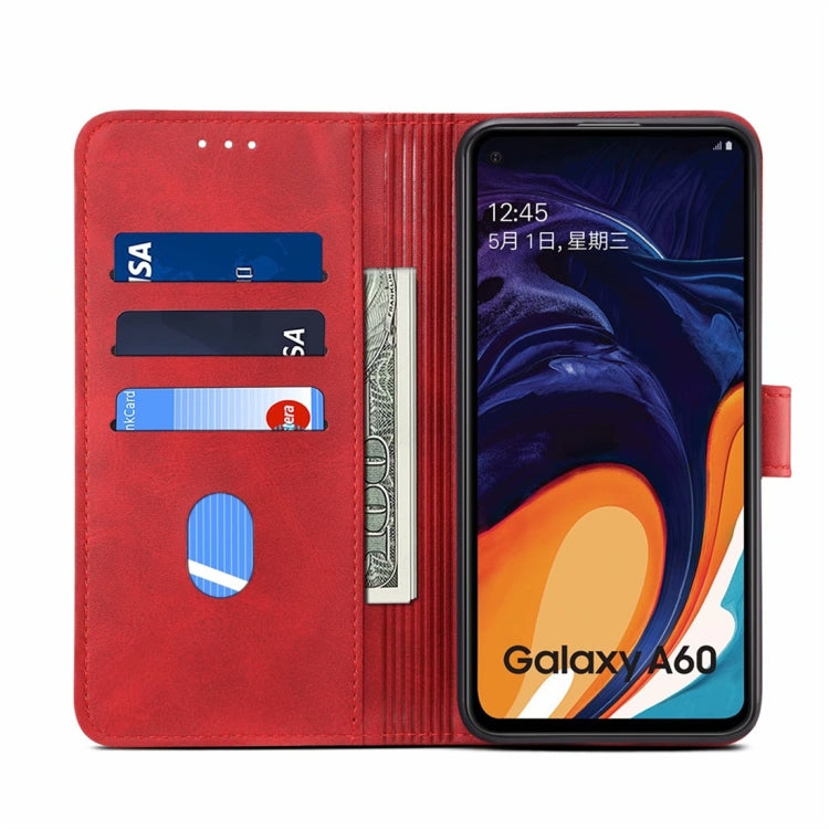 For Galaxy A20 / A30 GUSSIM Business Style Horizontal Flip Leather Case with Holder & Card Slots & Wallet