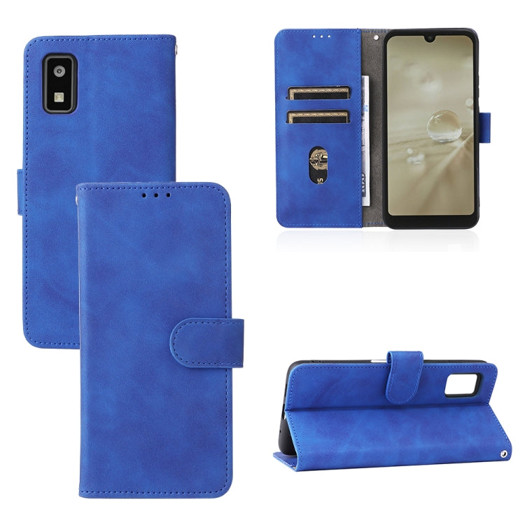 For Sharp Aquos Wish SHG06 Skin Feel Magnetic Buckle Calf Texture PU Phone Case