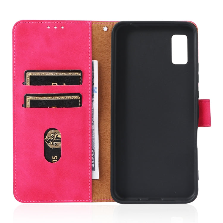 For Sharp Aquos Wish SHG06 Skin Feel Magnetic Buckle Calf Texture PU Phone Case